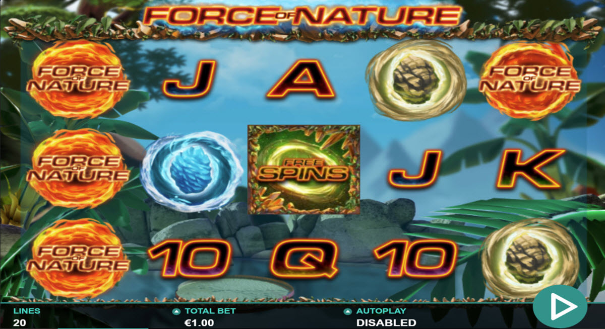 force of nature slot